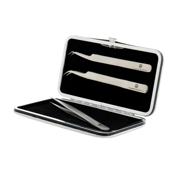 Tweezer Magnet Bag with 3 Tweezers from your Choice