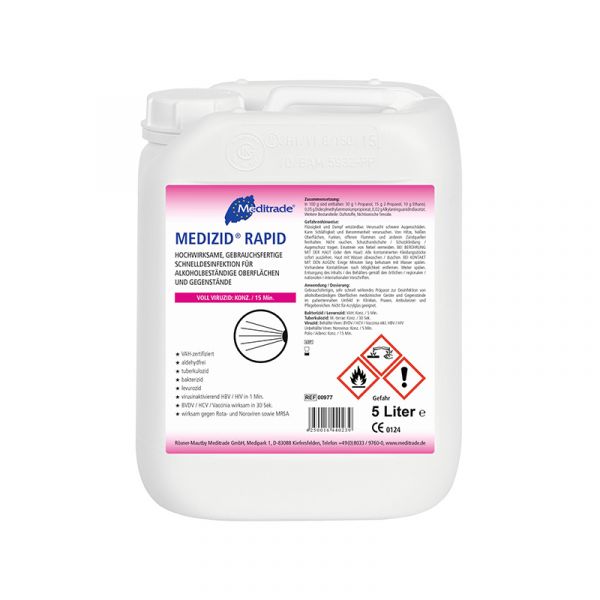 Medizid Rapid surface disinfection 5000ml