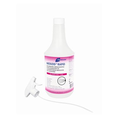 Medizid Rapid Flächendesinfektion + Sprühkopf, 1000ml