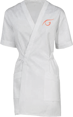 Wrap Coat, white