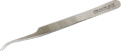 Eyelash tweezers curved 