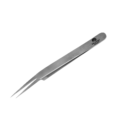 Wimpernpinzette halbgebogen