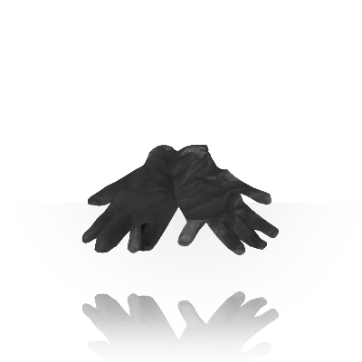 Handschuhe BLACK LATEX, unsteril, puderfrei, 100 Stk.