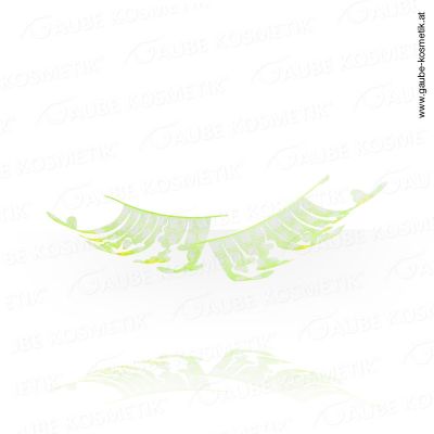 Fancy Lace Lashes Grün, 1 Paar
