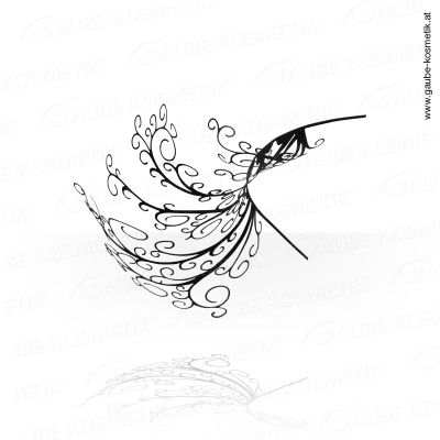 Fancy Paper Lashes Ornament, 1 Paar