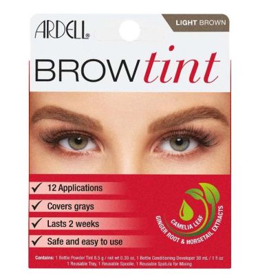 Brow Kit, Henna Braue, light brown