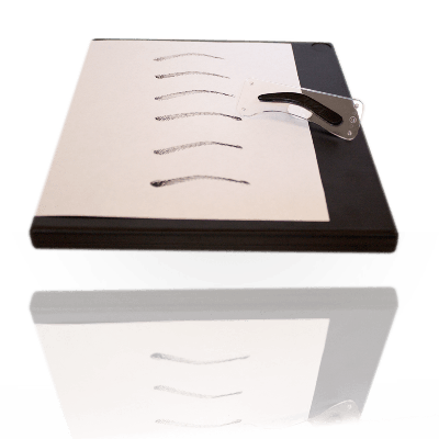 MICROBLADING Augenbrauen Stempel Set mit Härchen Aufdruck