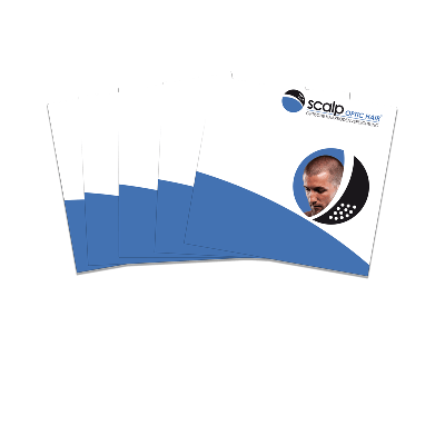 Scalp Advertising Folder, 100 Pcs.
