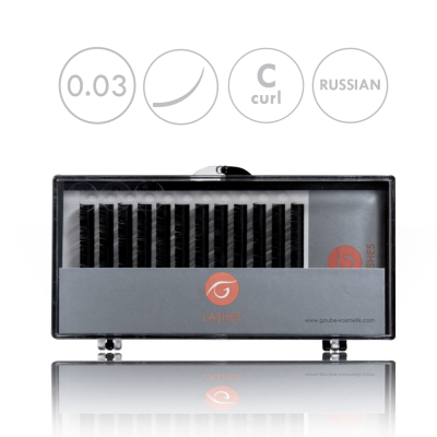 C-Curl RUSSIAN, 0.03, different Lengths